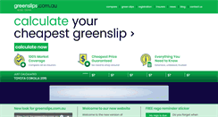 Desktop Screenshot of greenslips.com.au